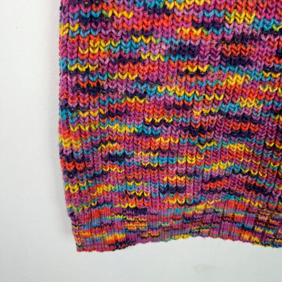 STAUD Gardenia Melange Mini Tank Dress in Pink Multi Sweater Size Medium M EUC - Picture 12 of 13